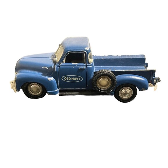 Old Navy Other - 1995 Old Navy Chevrolet C3100 Blue Metal Pick-Up Truck 4” 1:43